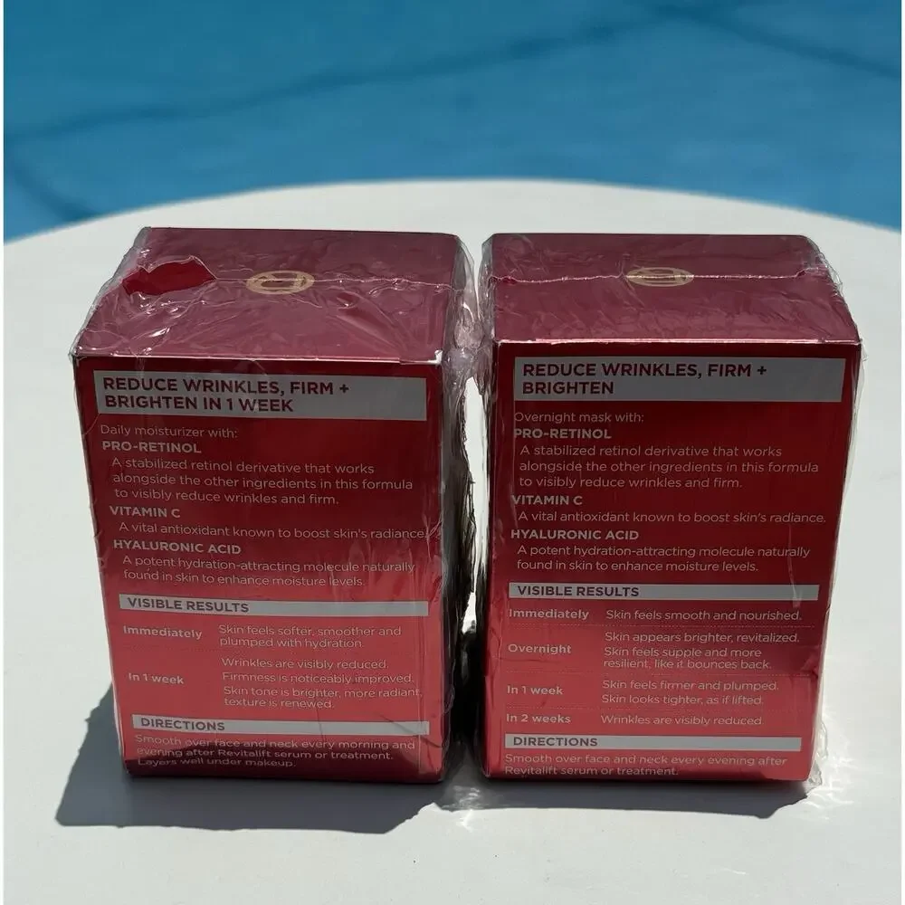 L’Oréal Revitalift Triple Power Moisturizer 1.7 oz & Overnight Mask 1.7 oz Set